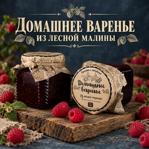 Варенье из малины 250 гр.