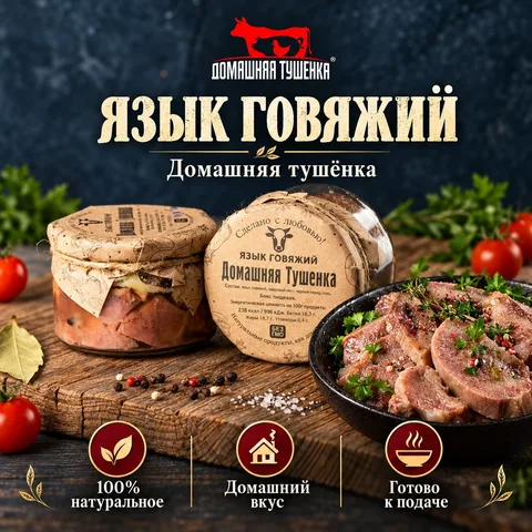 Язык говяжий 250 гр.