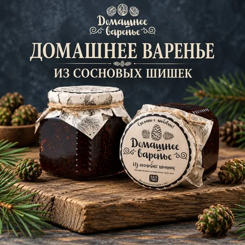 Варенье из шишек 250 гр.
