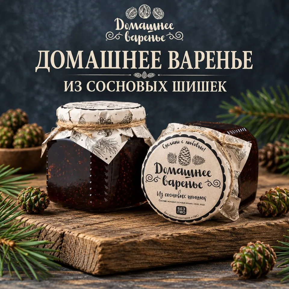 Варенье из шишек 250 гр.